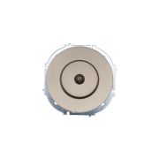 Розетка телевизионная оконечная СП OSEN механизм титан LEZARD 743-3788-130