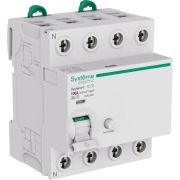 Выключатель дифференциального тока 4п 100А 300мА тип A-S Systeme9 400В SE S9R29491