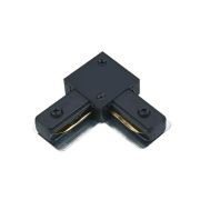 Коннектор L-образный LRB-BL для шинопровода RB черн. IN HOME 4690612060620