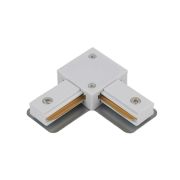 Коннектор L-образный LRB-WH для шинопровода RB бел. IN HOME 4690612060637