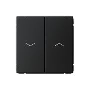 Выключатель для жалюзи 2-кл. ArtGallery 2х (сх. 4) 10А быстрозажим. клем. механизм карбон SE GAL001019S