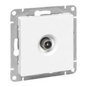 Розетка телевизионная проходная TV СП Эпика механизм бел. EKF UP1-SOW-TV-2