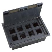 Люк MultiDesk MDK10 на 16мод. IP40 с монтажной коробкой для фальшпола SE MDK10116