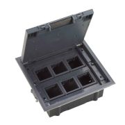 Люк MultiDesk MDK10 на 12мод. IP40 с монтажной коробкой для фальшпола SE MDK10112