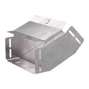 Угол вертикальный внутр. 45град. 200х100 0.7мм с крышкой Стандарт Промрукав PR16.0449