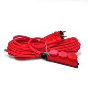 Удлинитель 3х10м с заземл. 16А IP44 3.5кВт КГ 3х1.5 с защ. крышкой АРКТИК морозостойкий DOMTOK 2599