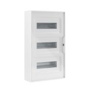 Щиток настенный 36мод. FRAME с прозр. дверцей с 4 шинами PEN (2шт на 8 отверст. и 2шт на 10 отверст.) бел. DKC F36W1WT