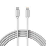 Кабель Lightning - Type-C 3А 1м ПВХ бел. Rexant 18-1129