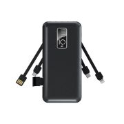 Устройство зарядное портативное Power Bank (аккумуляторная батарея) 10000мА.ч черн. Rexant 30-2038