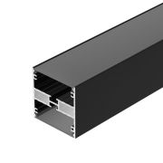 Профиль LINE-5050-DUAL-2000 ANOD BLACK L2000 алюм. Arlight 045652