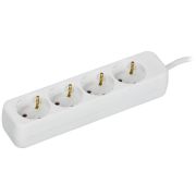 Удлинитель 4х3м 10А У04 ПВС 3х1 бел. UMA IEK UM-YP10-10-04-03-Z-K01