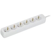 Удлинитель 6х5м 10А У06 ПВС 3х1 бел. UMA IEK UM-YP10-10-06-05-Z-K01