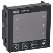 Амперметр цифровой щитовой 3ф RS-485 96х96 LED MASTER IEK MI-DA21-6-3-1-LED