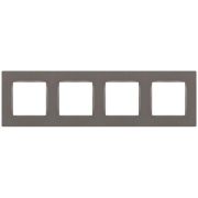 Рамка 4-м 12-5204-16 Классик титан Эра Б0067774