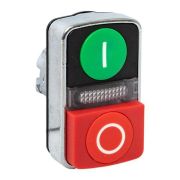 Механизм кнопки исполнительный XB4 «пуск-стоп» с выпирающим стопом возвратный без фиксации с подсветкой IP65 EKF XB4BW84-65