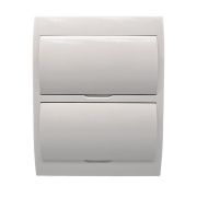 Бокс пластиковый ЩРН-П-24 IP41 бел. (бел. дверца) Rexant 11-0325