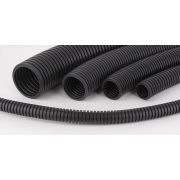 Труба гофрированная ПВХ легкая d40мм с протяжкой черн. (уп.15м) Ruvinil 14001Ч