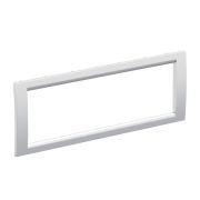 Рамка 6мод. универс. под Brava/VIVA/45х45 сер. металлик DKC F00015G