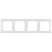 Рамка 4-м Valena горизонт. бел. IEK 774454