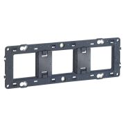 Суппорт 3-м 6/8мод. Mosaic монтаж на винтах Leg 080253