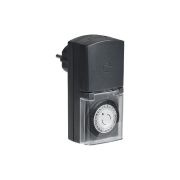 Розетка-таймер механический РТМ-4 30мин 24ч 48on/off 16А IP44 IEK ERT-20-1-16-S-30-0-44-K01