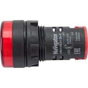 Лампа индикаторная 82 805 NBI-I-AD22-24-R d22мм 24В AC/DC красн. Navigator 82805