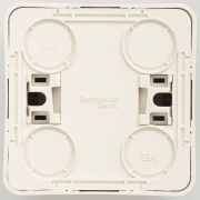 Розетка 1-м ОП Этюд 16А IP20 250В без заземл. без защ. шторок крем. SE PA16-001K