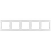 Рамка 5-м Valena горизонт. бел. Leg 774455