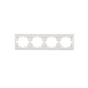 Рамка 4-м Mira горизонт. бел. LEZARD 701-0200-149