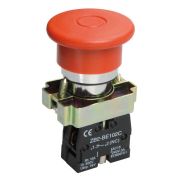 Кнопка управления «Грибок» LAY5-BT42 1НЗ аварийная с фиксацией красн. KARAT IEK BBG80-BT-K04