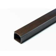 Кабель-канал 25х25 L2000 с двойн. замком пластик венге Урал Пак КК-4825025-060