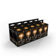 Лампа светодиодная филаментная Black Filament 10Вт A60 грушевидная 2700К тепл. бел. E27 930лм GAUSS 102802110