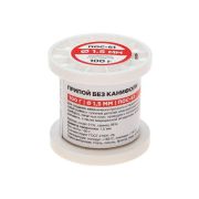 Припой катушка ПОС-61 без канифоли (d1.5мм 100гр) Rexant 09-3122