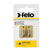 Бита крестовая Industrial PZ 2х25 (блист.2шт) FELO 02102036