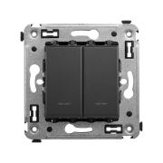 Кнопка 2-кл. СП Avanti «Черный матовый» DKC 4412154