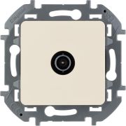 Розетка телевизионная проходная TV Inspiria 14дБ 5-862мГц механизм сл. кость IEK 673861