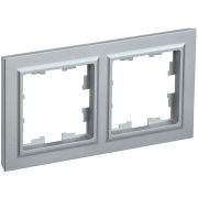 Рамка 2-м BRITE РУ-2-БрА алюм. IEK BR-M22-K47