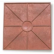 Плита для закрытия кабеля ПЗК «ОСТОРОЖНО КАБЕЛЬ» 480х480х16 красн. Synergy 00-00000060