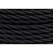 Провод ретро 2х2.5 матов. черн. (уп.50м) Bironi B1-425-73-50