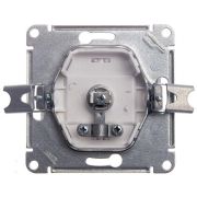 Розетка телевизионная проходная TV 1-м СП Glossa 4дБ механизм бел. SE GSL000192