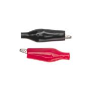 Зажим «крокодил» 5А 40мм в изоляторе (пакет Боб) (уп.2шт) Rexant 16-0001-9