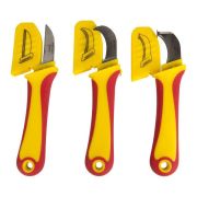 Нож монтажника нержавеющая сталь с «пяткой» Rexant 12-4935