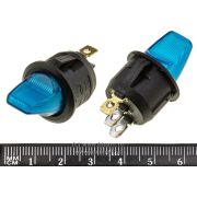 Выкл.клавишный Rexant 36-2591 (250v 16A 3c синий)