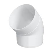 10ККП 45°, Колено круглое пластик 45°, D100