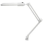 Светильник Дельта настол. на струбцине с ЭПРА 11Вт с лампой КЛЛ 2G7 бел. Трансвит 132