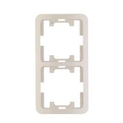 Рамка 2-м Mimoza верт. бел. Makel 22032