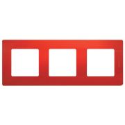 Рамка 3-м Etika красн. IEK 672533