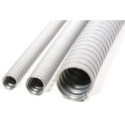 Металлорукав в ПВХ изоляции МРПИ НГ 32 d32мм без протяжки сер. (уп.20м) ГОФРОМАТИК zeta41914